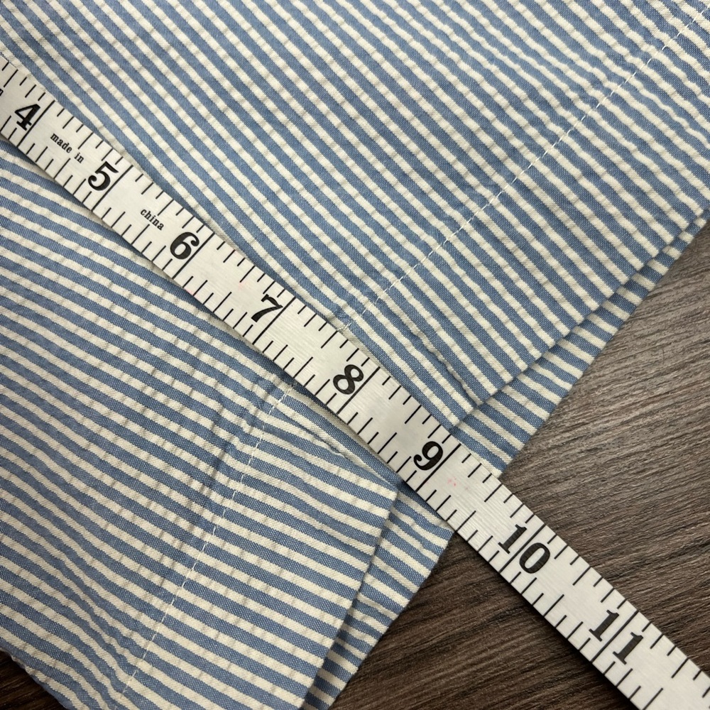 Polo Ralph Lauren Blue & White Seersucker Shorts 38 - Picture 4 of 6